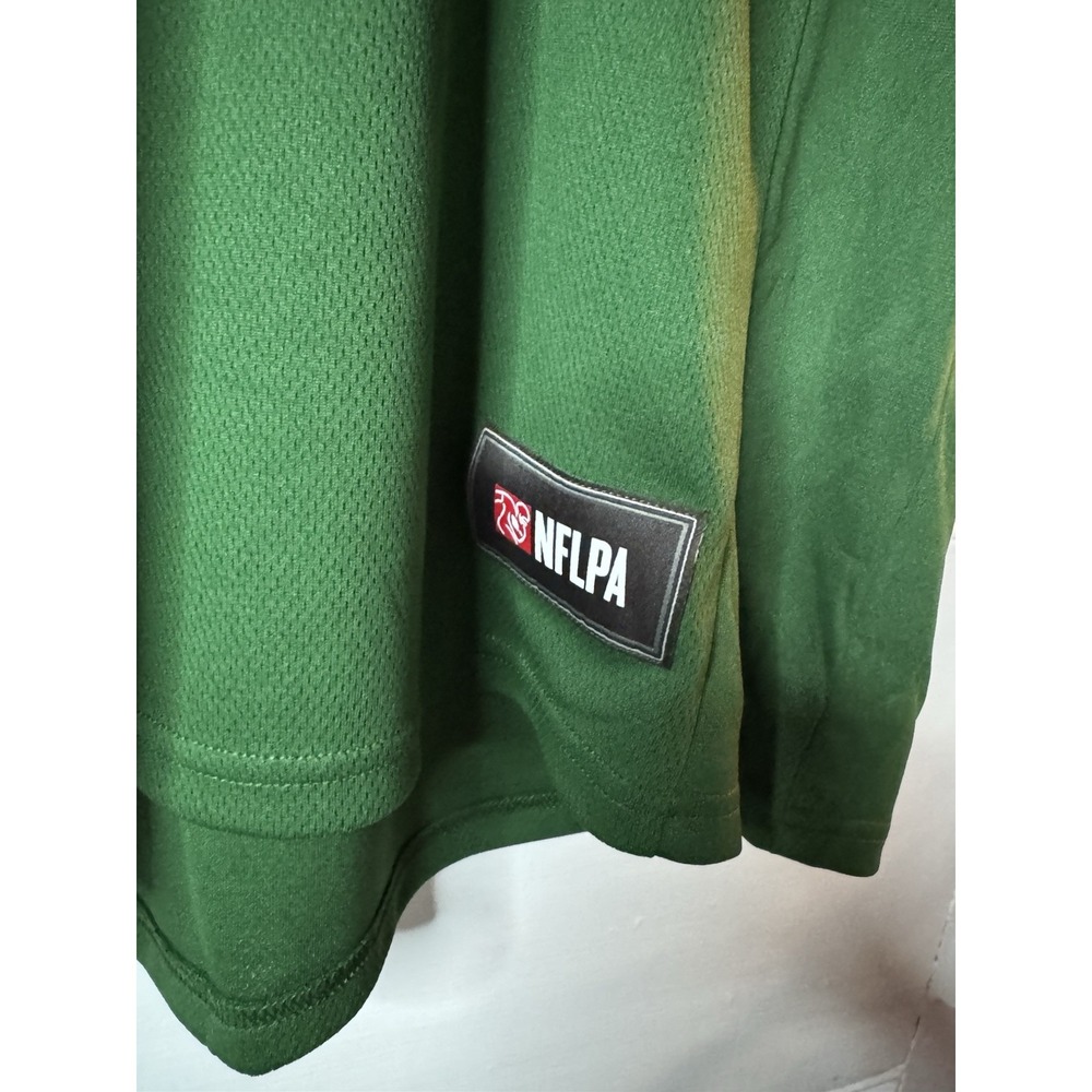 Size XL Aaron Rodgers #8 New York Jets Nike Game on-Field Jersey Green - Picture 2 of 7